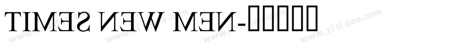 TIMES NEW MEN字体转换